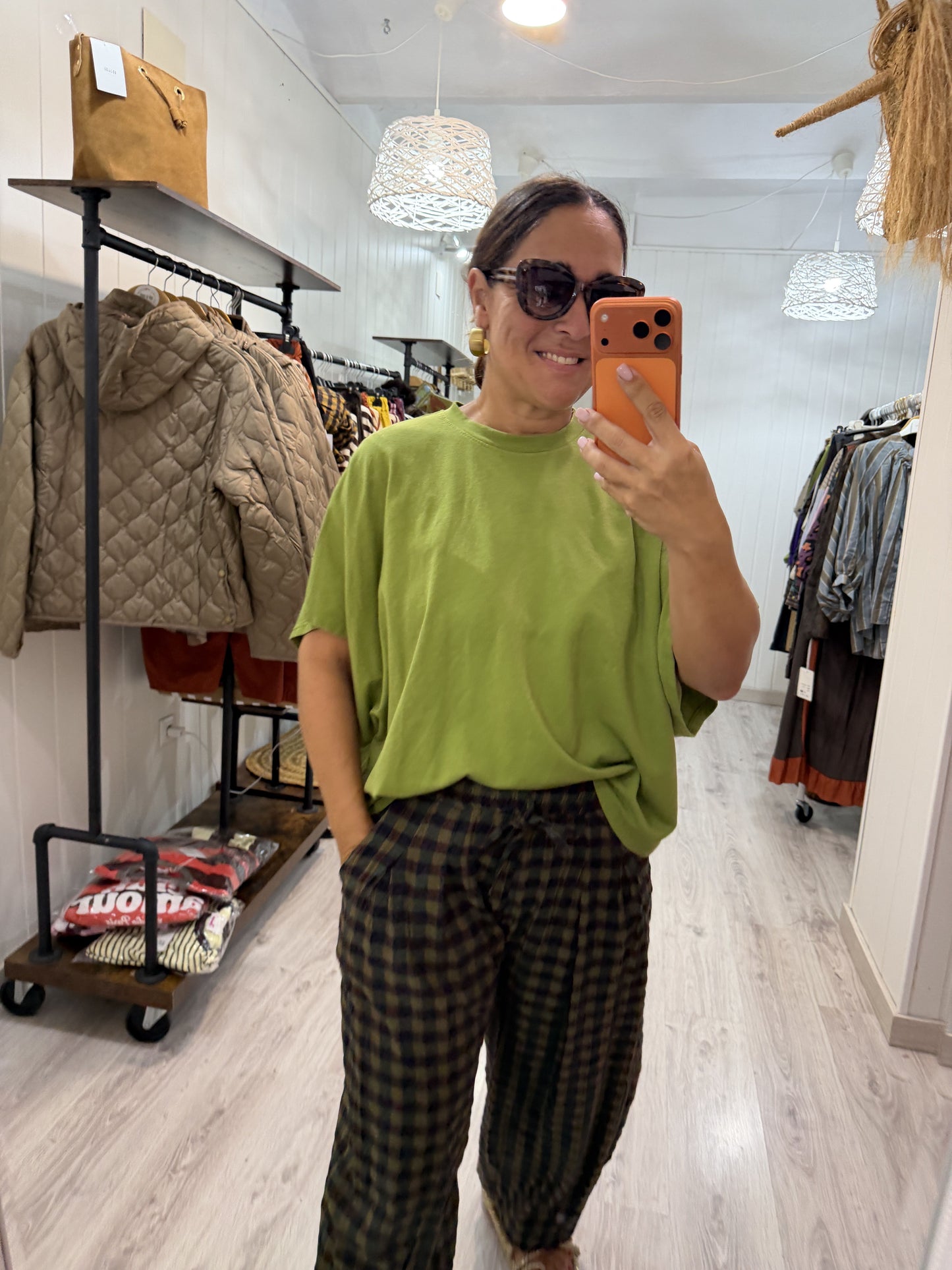 Camiseta Lov verde oliva