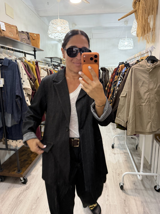Blazer Gina jeans negro