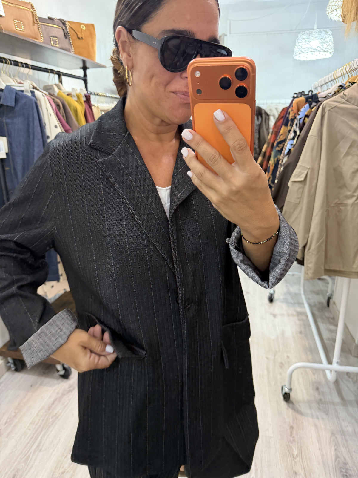 Blazer Gina jeans negro