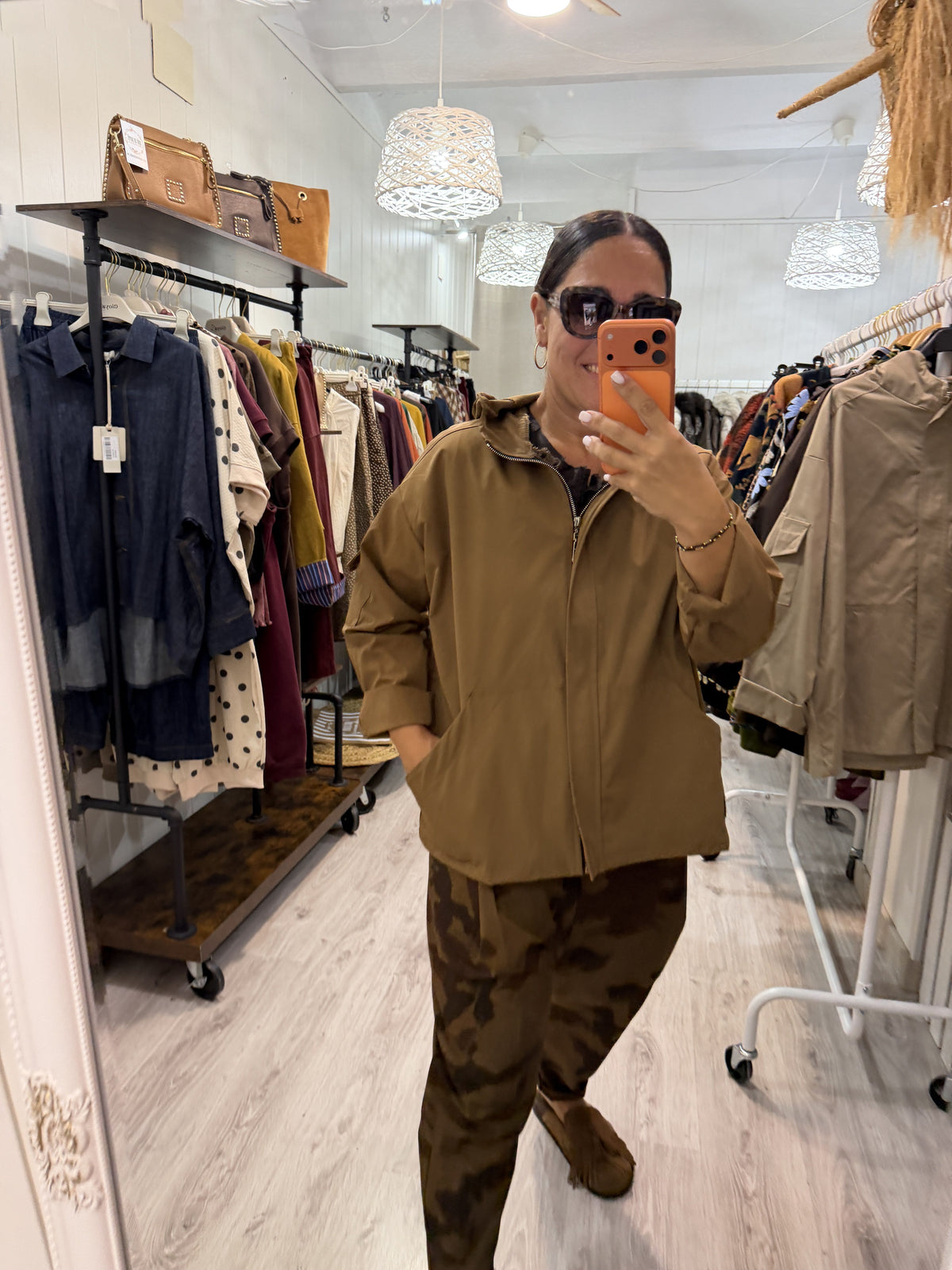 Parka Lis camel