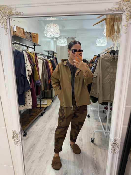 Parka Lis camel