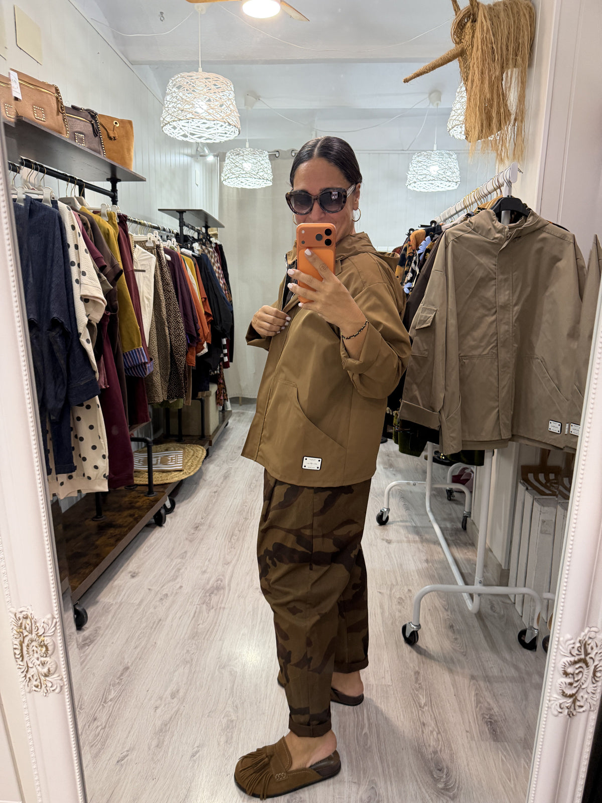 Parka Lis camel