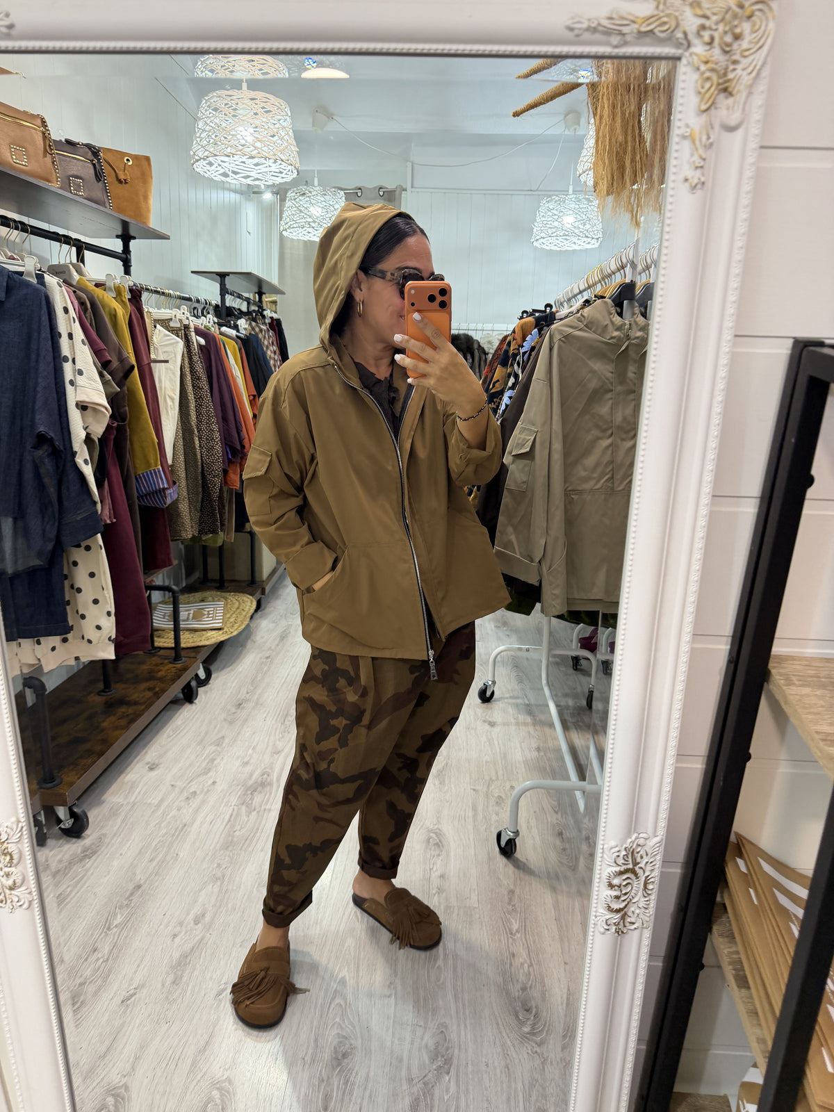 Parka Lis camel