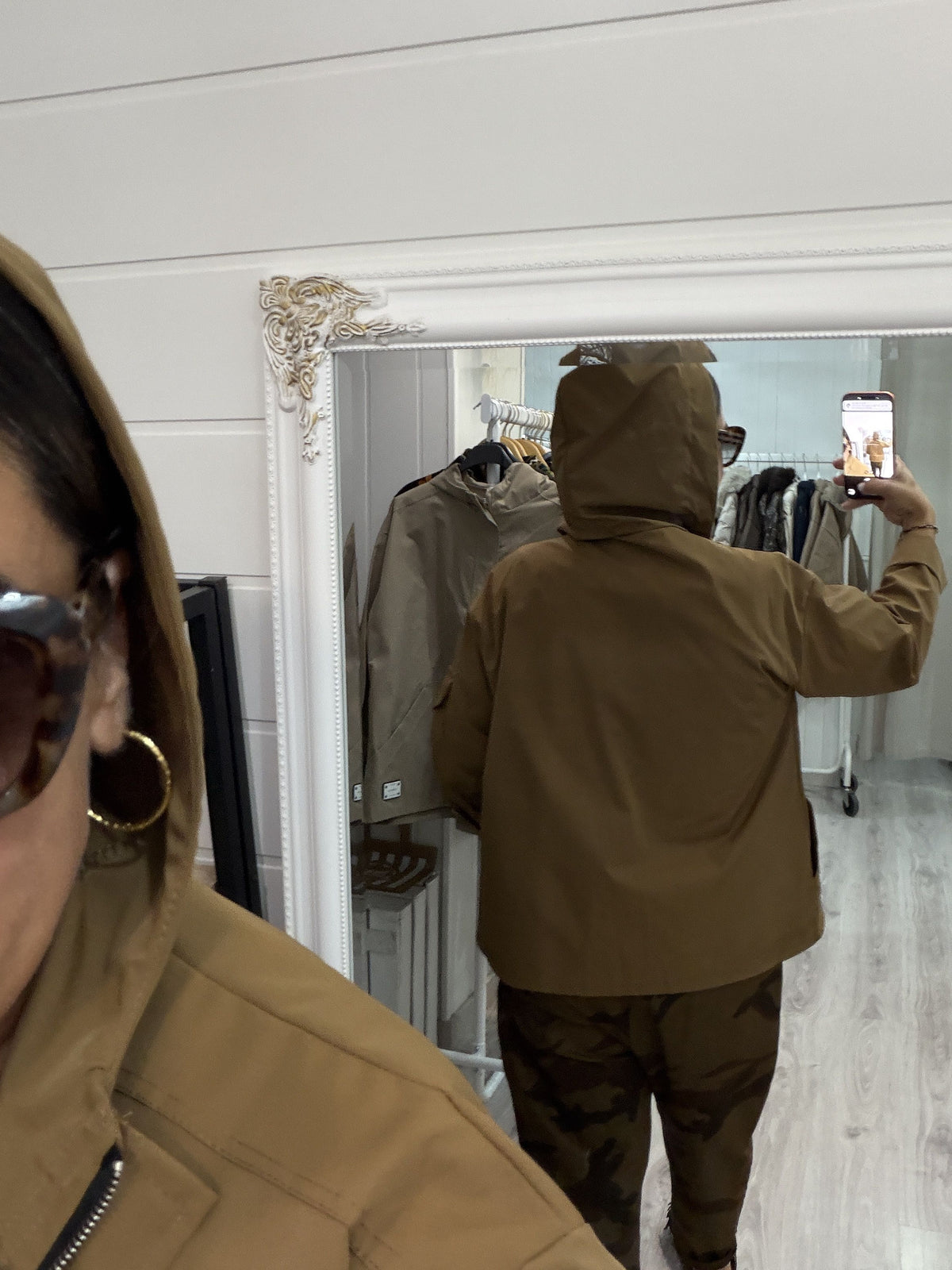 Parka Lis camel