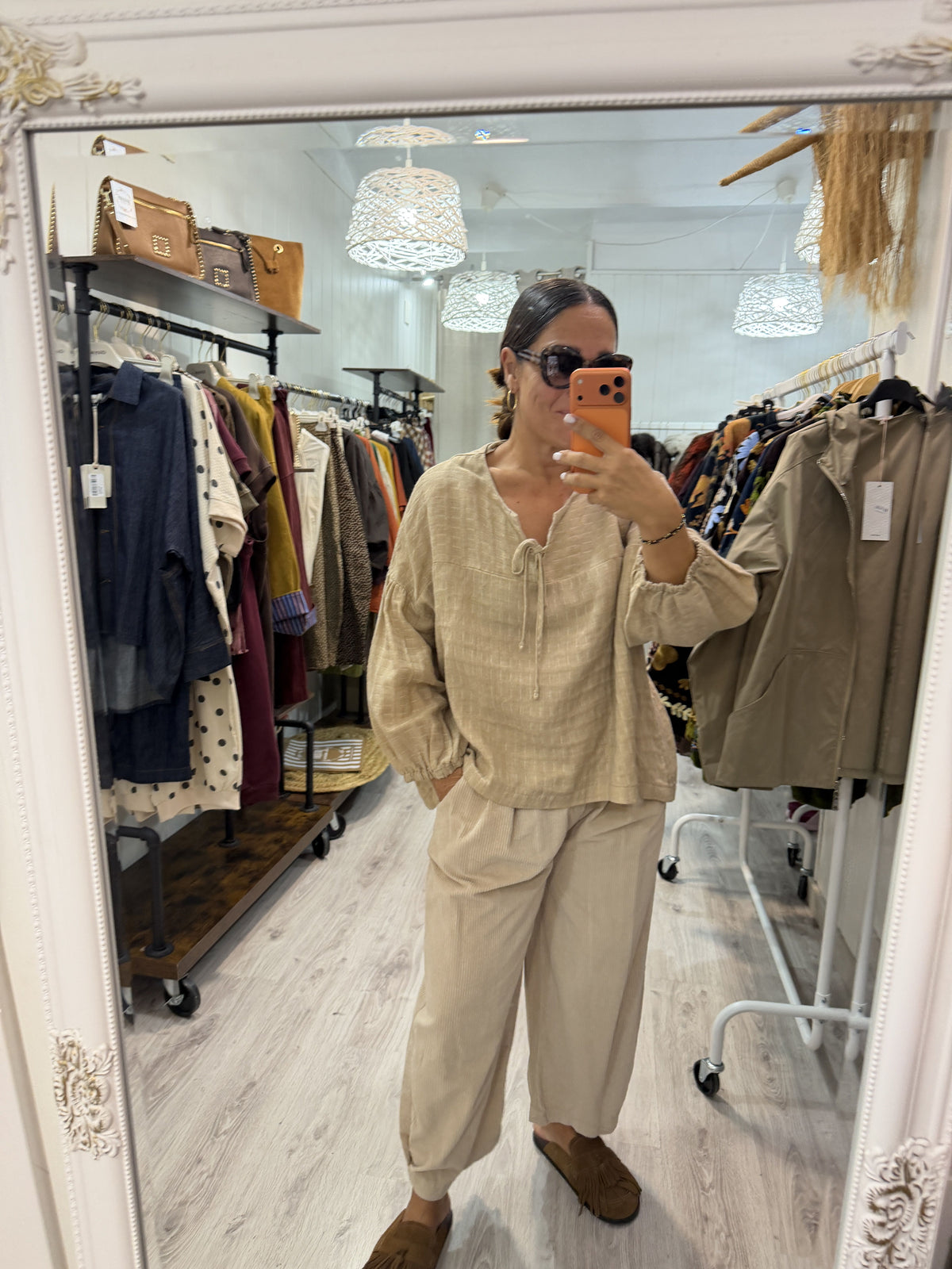 Blusa Boho Motta beige