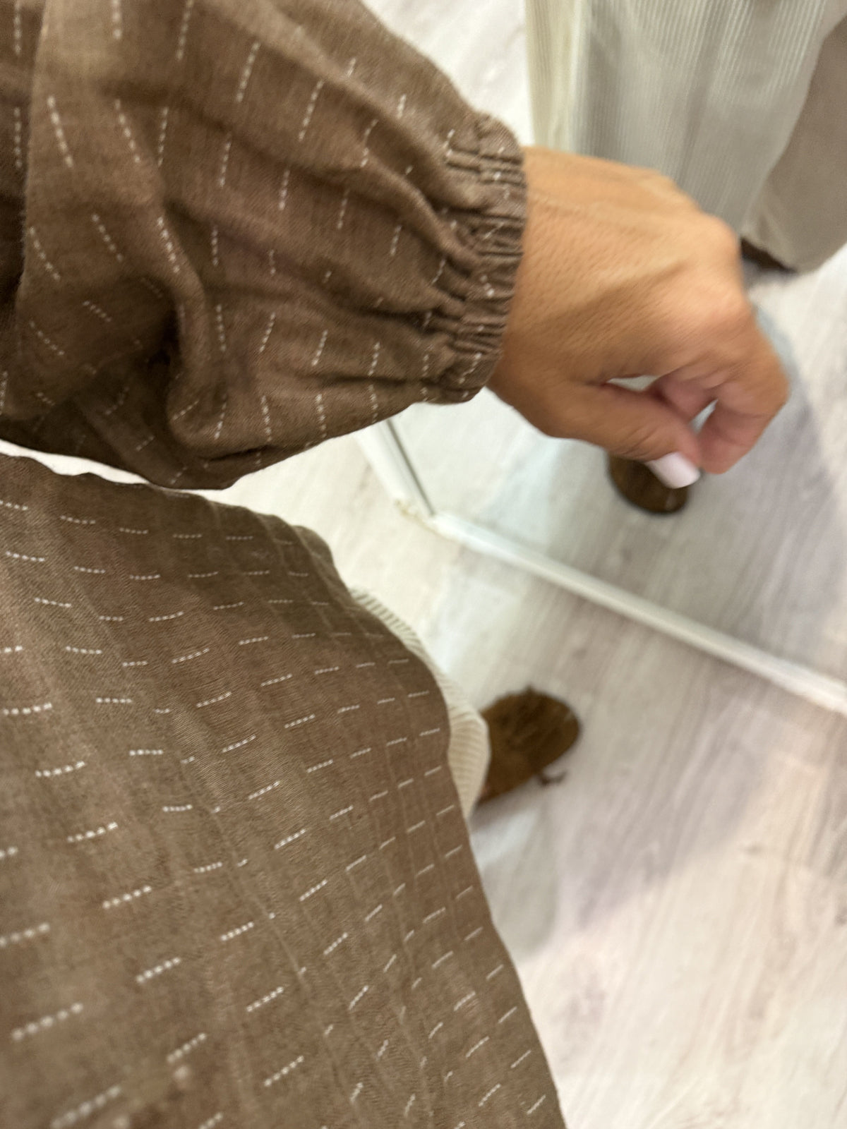 Blusa Boho Motta camel