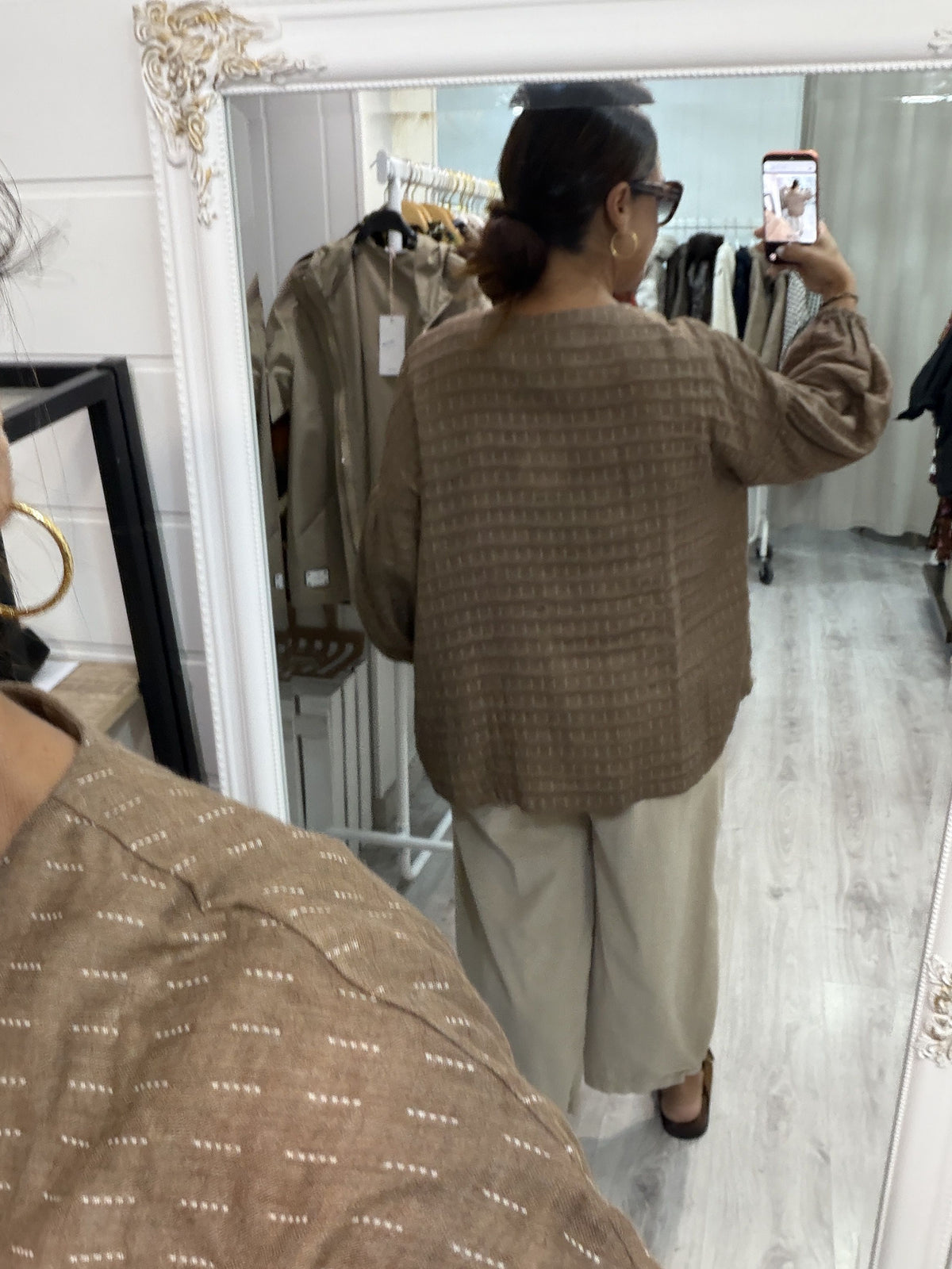 Blusa Boho Motta camel