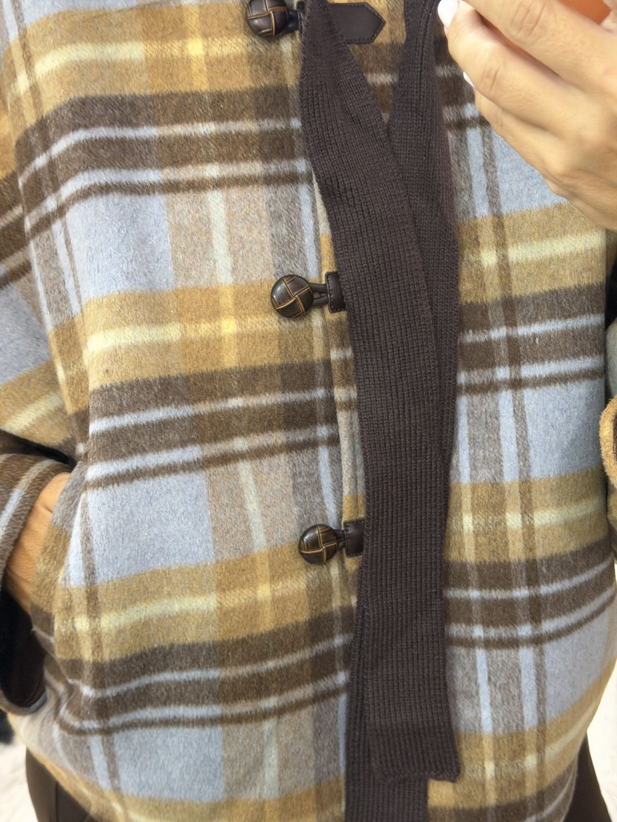 Chaqueta Poncho oversize Angie