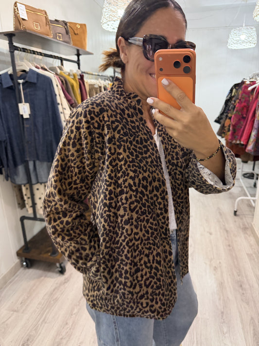 Chaqueta Suzani terciopelo estampado