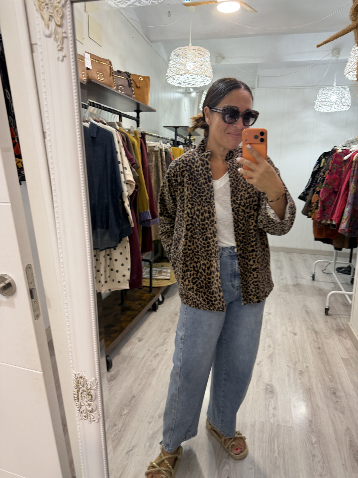 Chaqueta Suzani terciopelo estampado