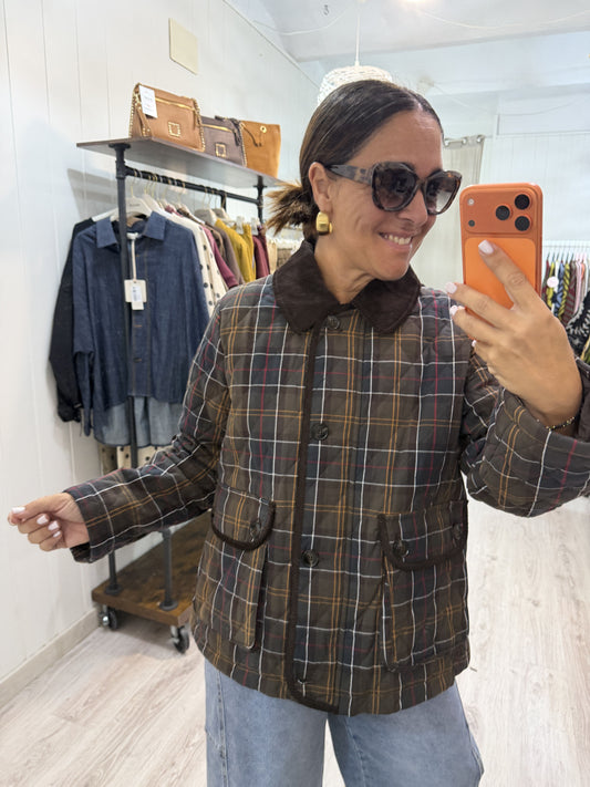 Chaqueta Barbour cuadros