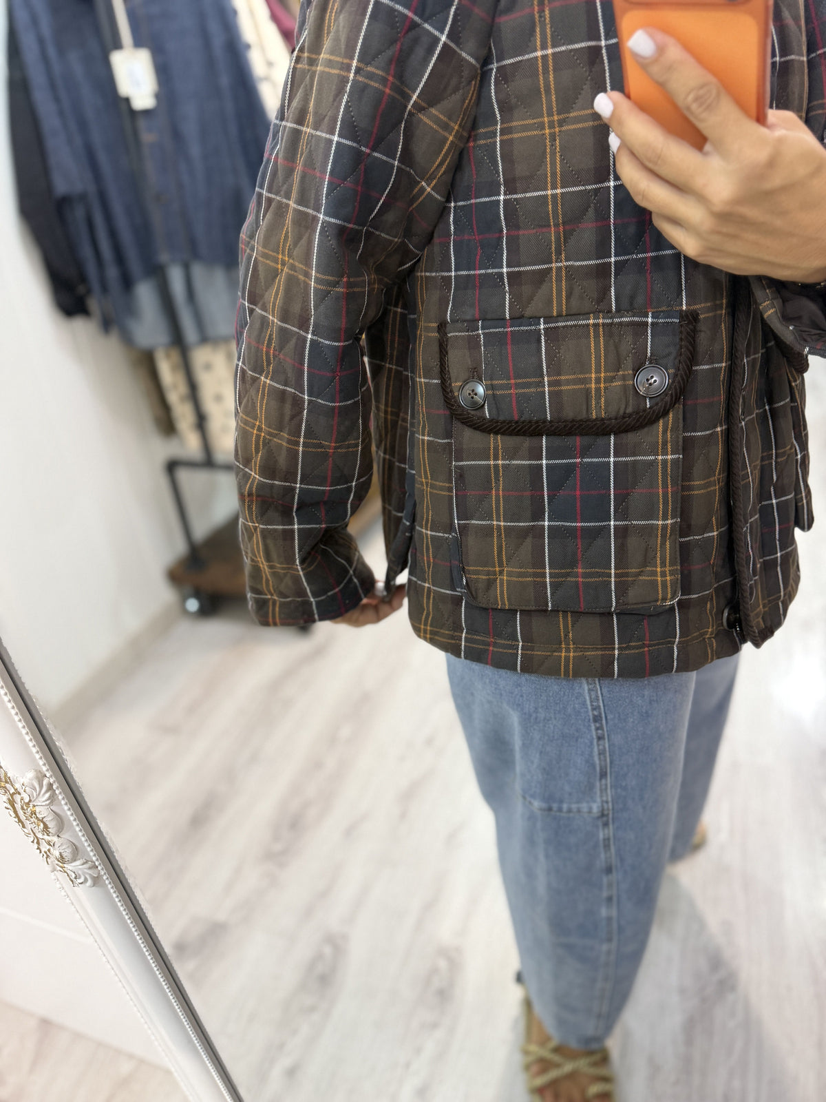 Chaqueta Barbour cuadros