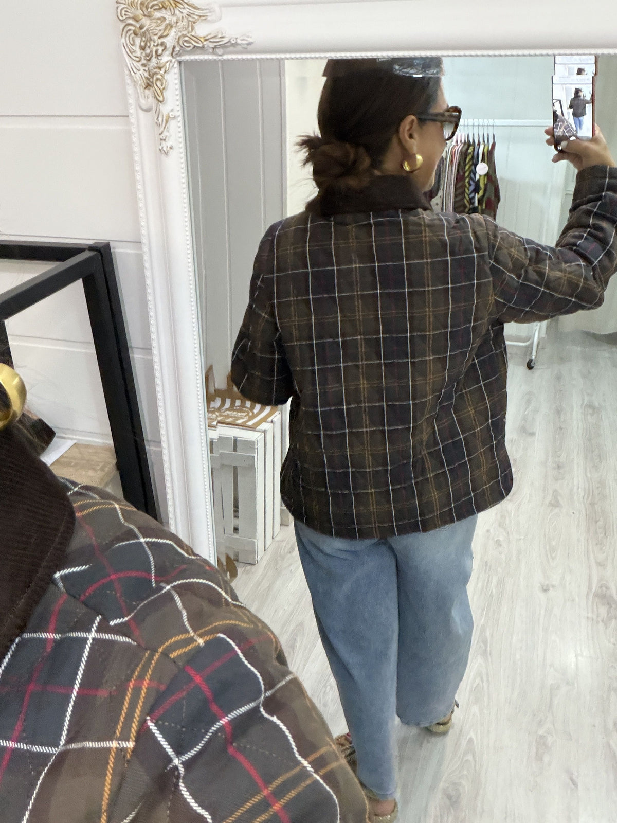 Chaqueta Barbour cuadros