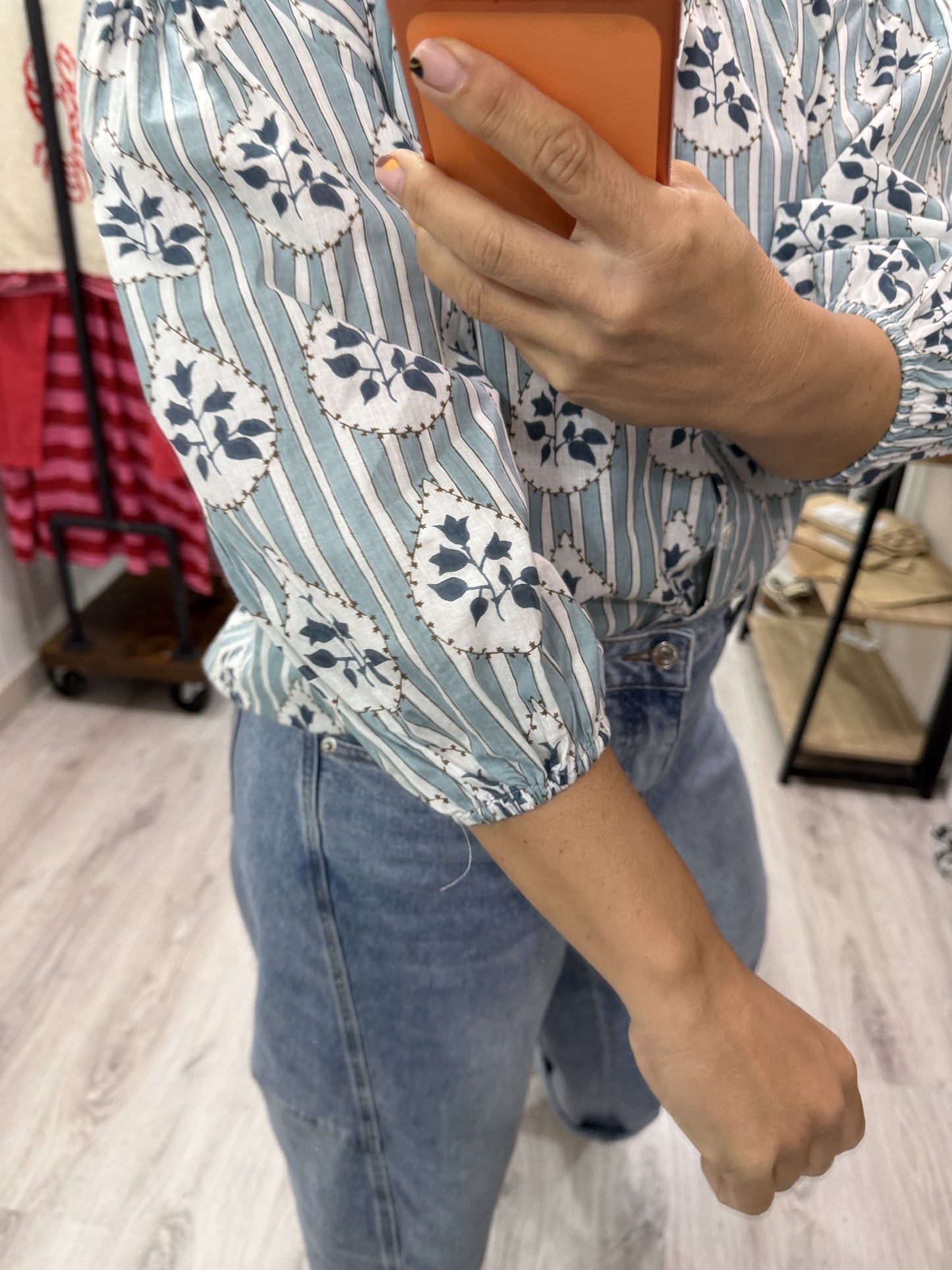 Camisa India buganvilla