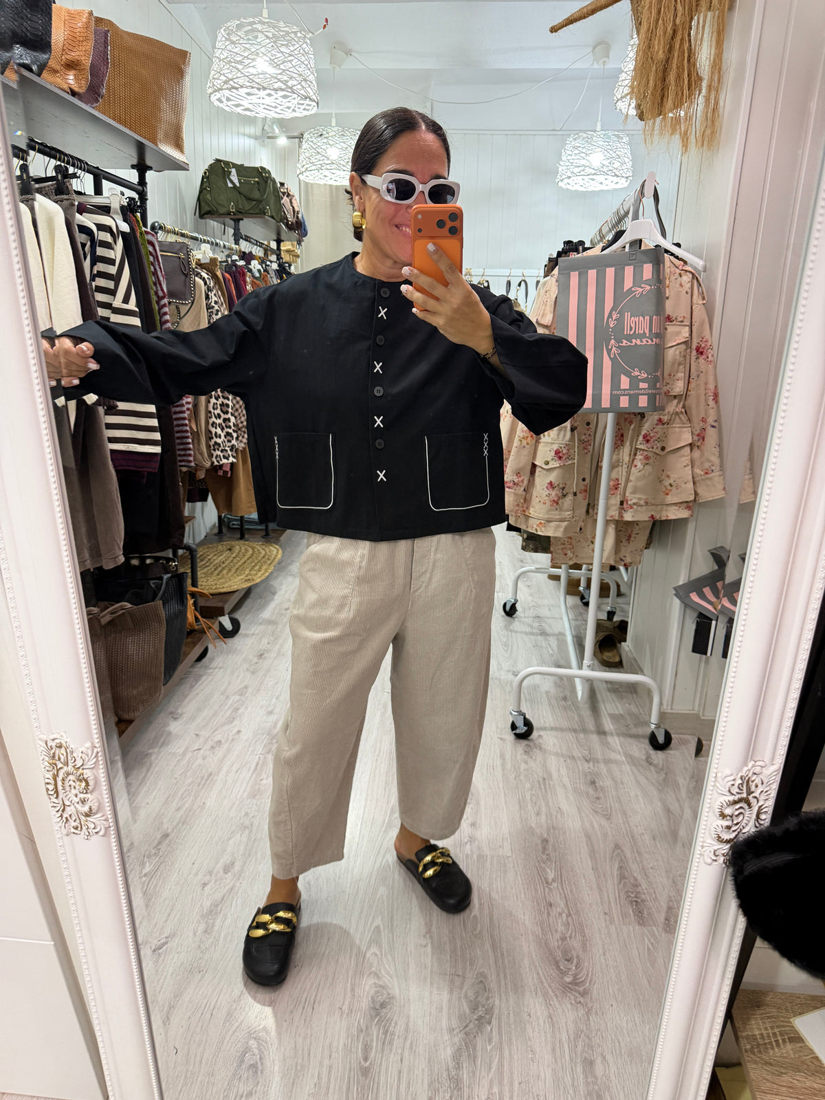 Chaqueta Cruz negro