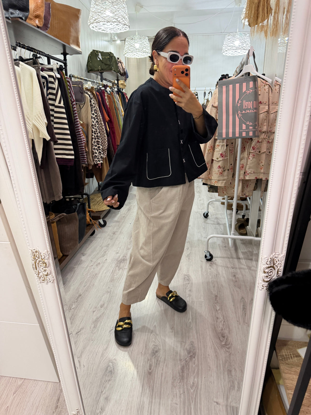 Chaqueta Cruz negro