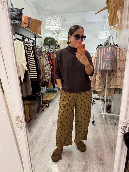 Pantalón Toppo Pana camel
