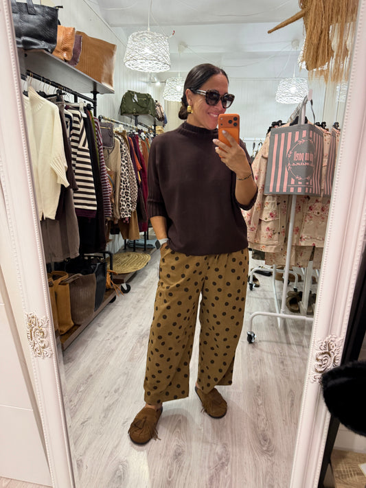 Pantalón Toppo Pana camel