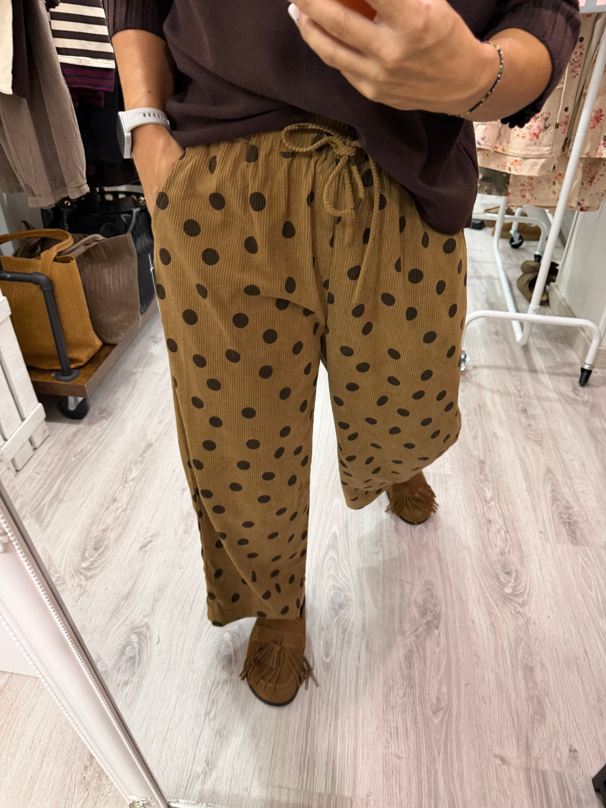 Pantalón Toppo Pana camel