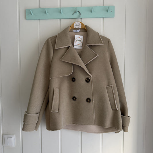 Chaqueta Neopreno beige