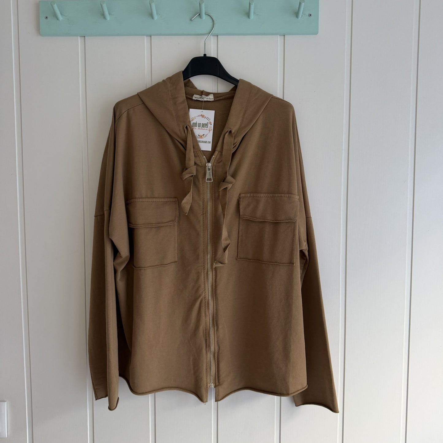 Chaqueta Jogger camel