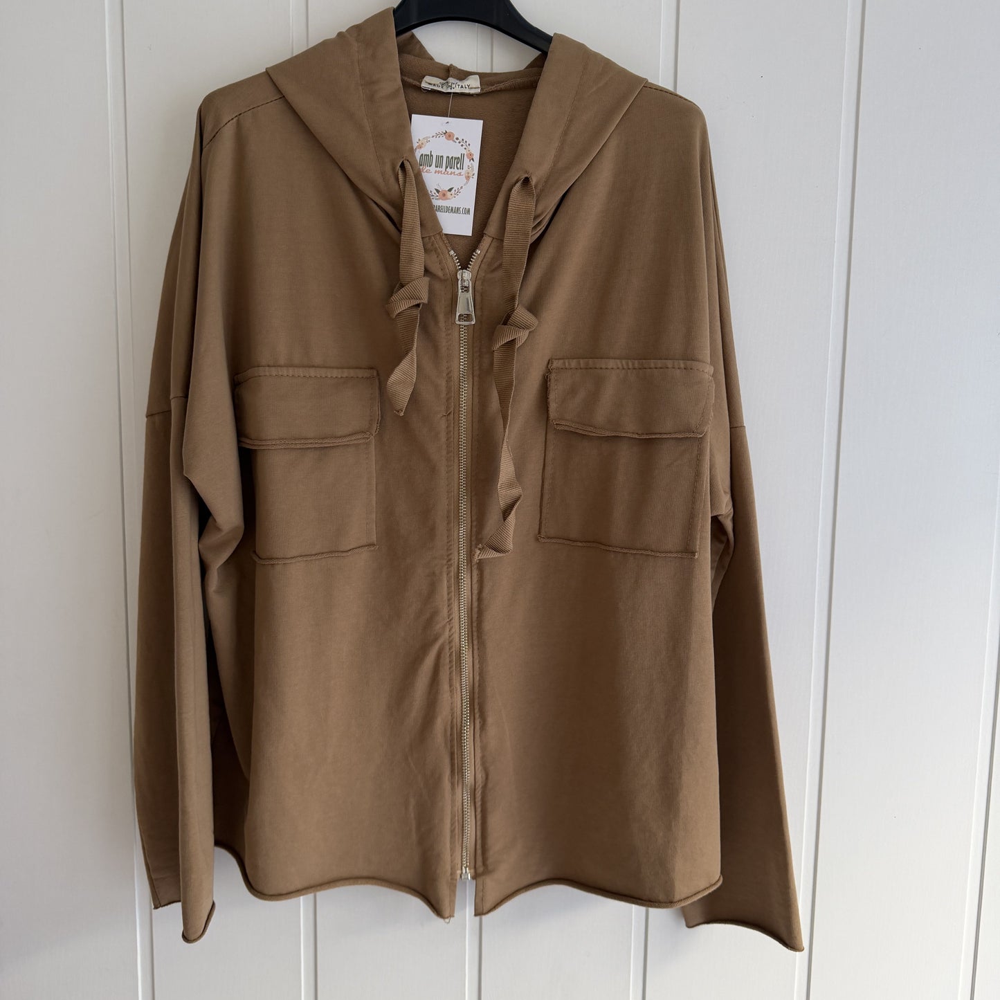 Chaqueta Jogger camel