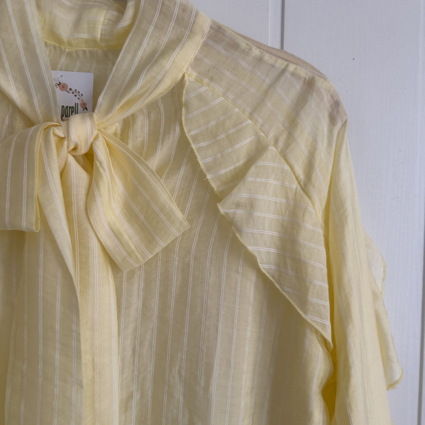 Blusa Rocío rayas amarillo