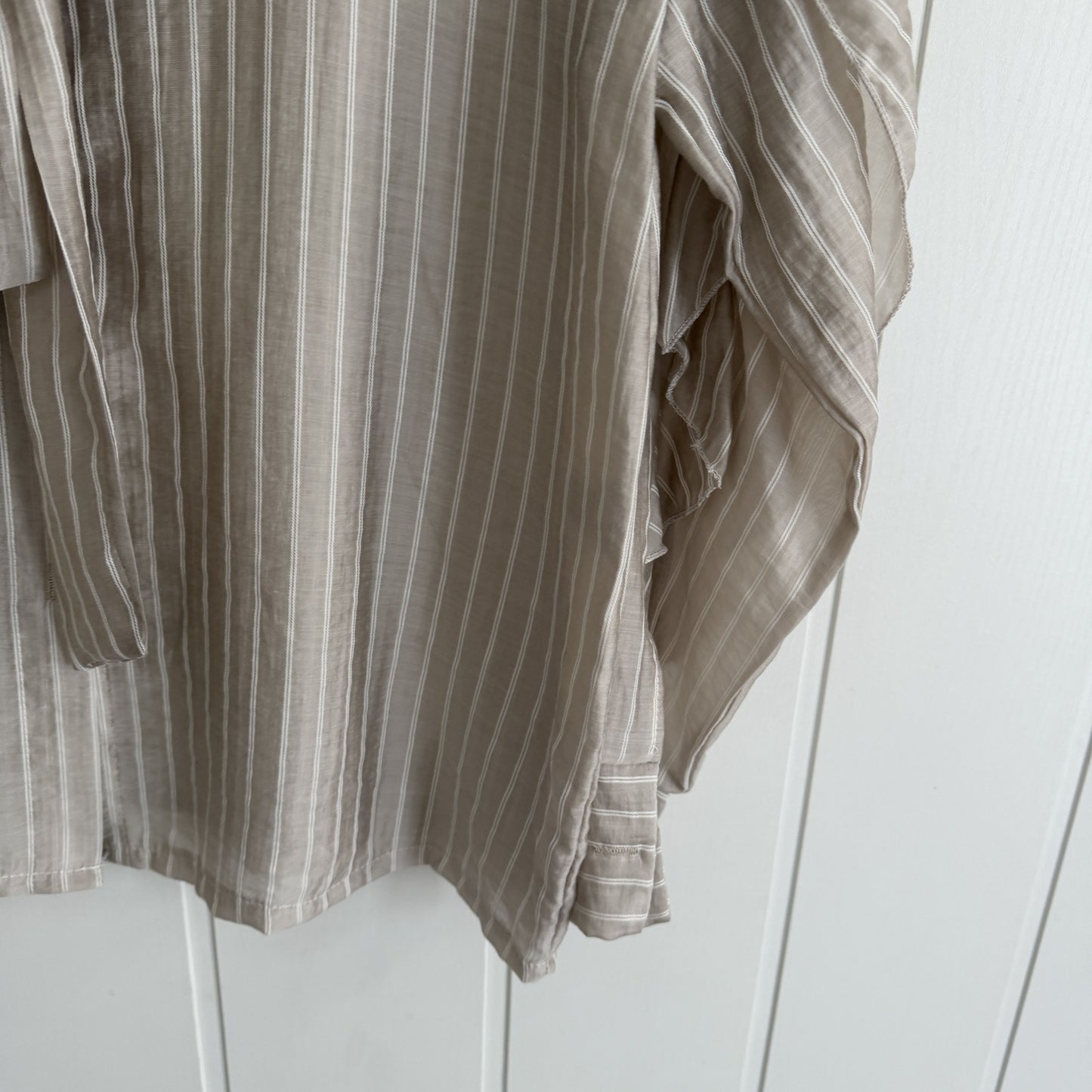 Blusa Rocío rayas beige