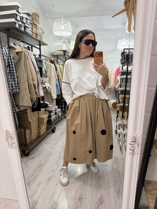 Camiseta Zuri blanca