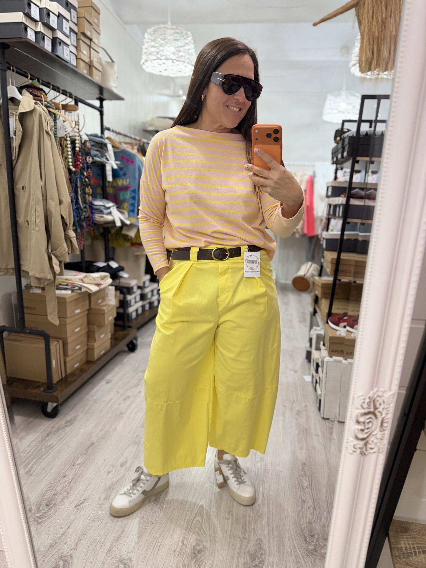Pantalón Izaskun amarillo