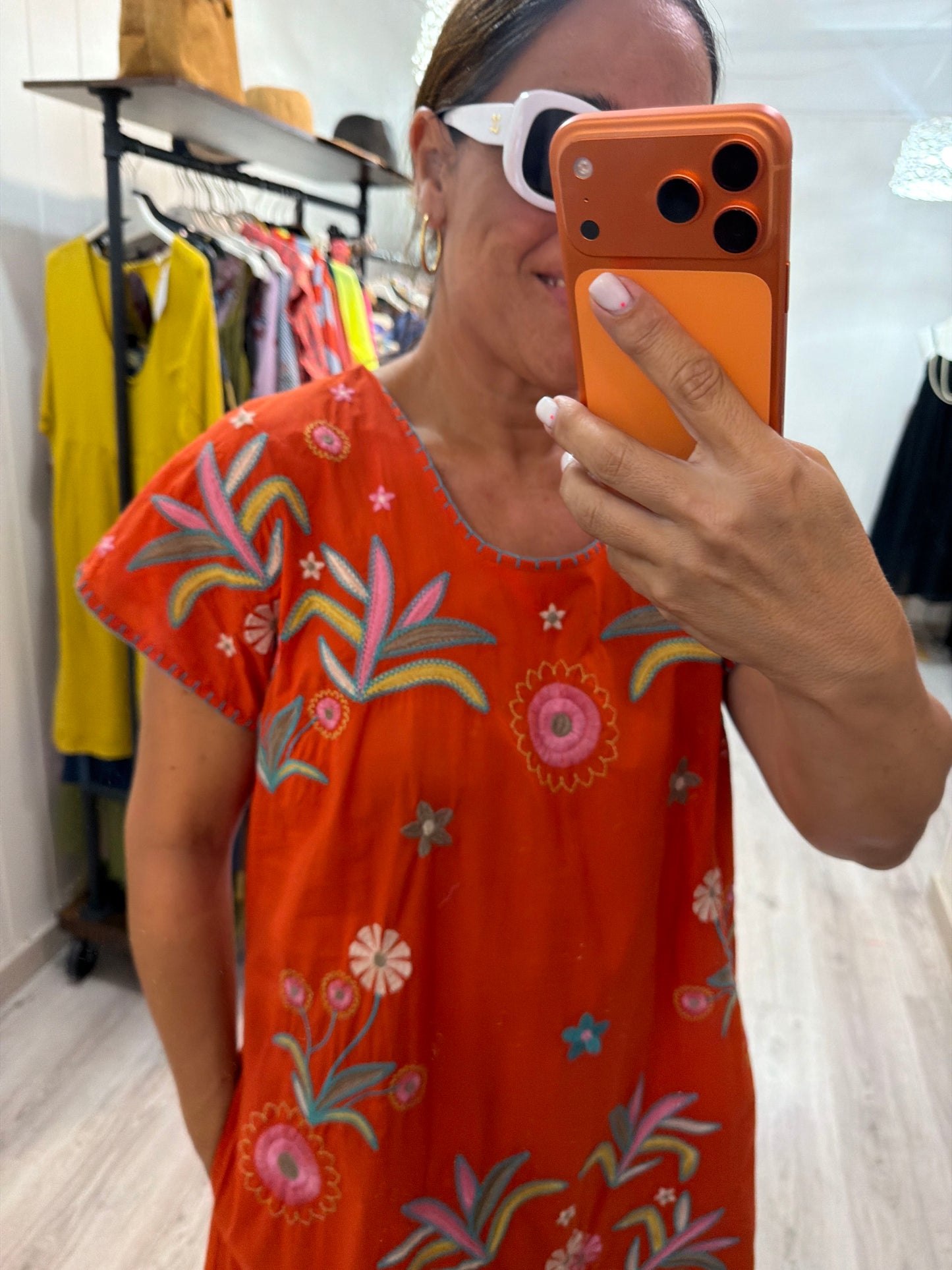 Vestido Mexicano Tijuana largo caldera 2