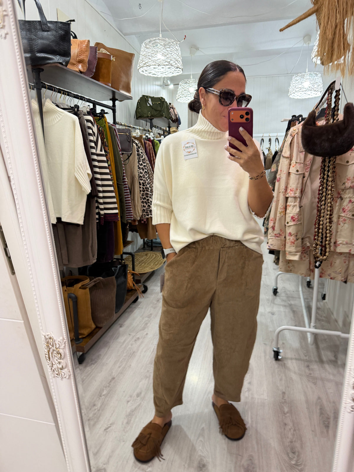 Pantalón Sendai Winter pana camel