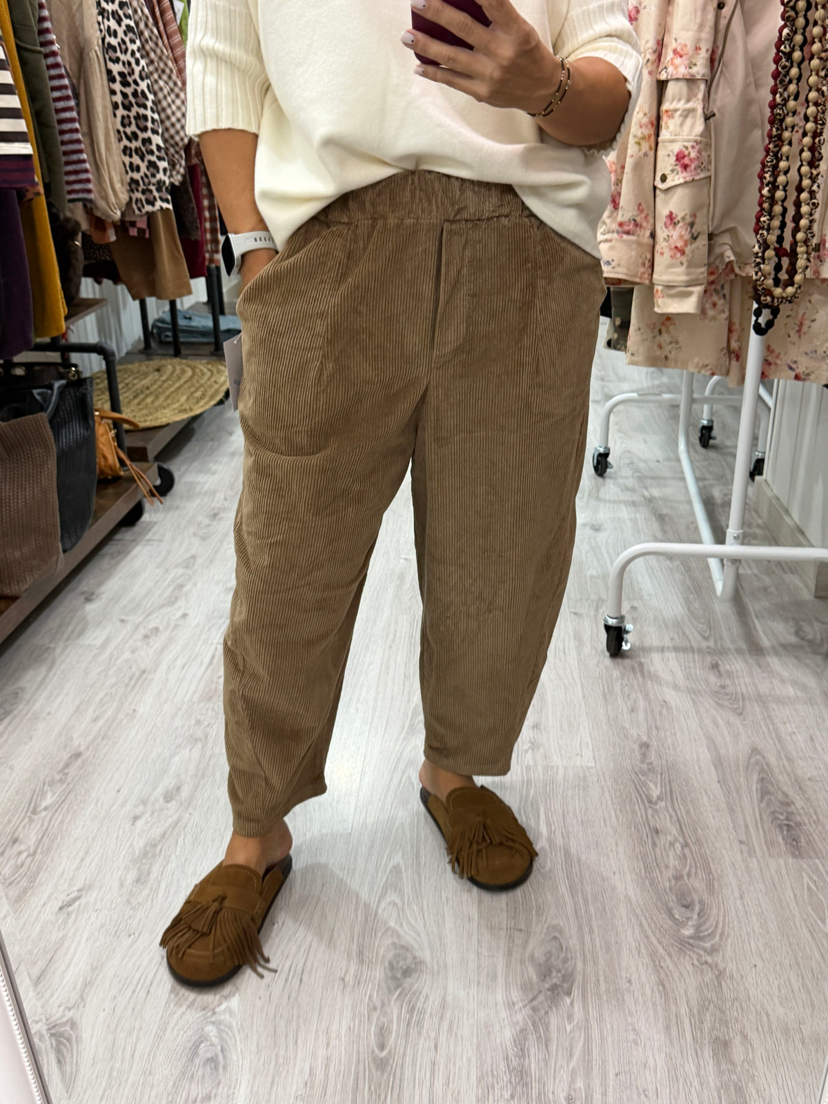 Pantalón Sendai Winter pana camel