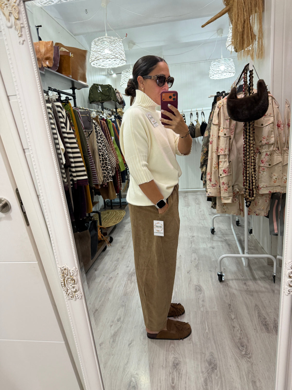 Pantalón Sendai Winter pana camel