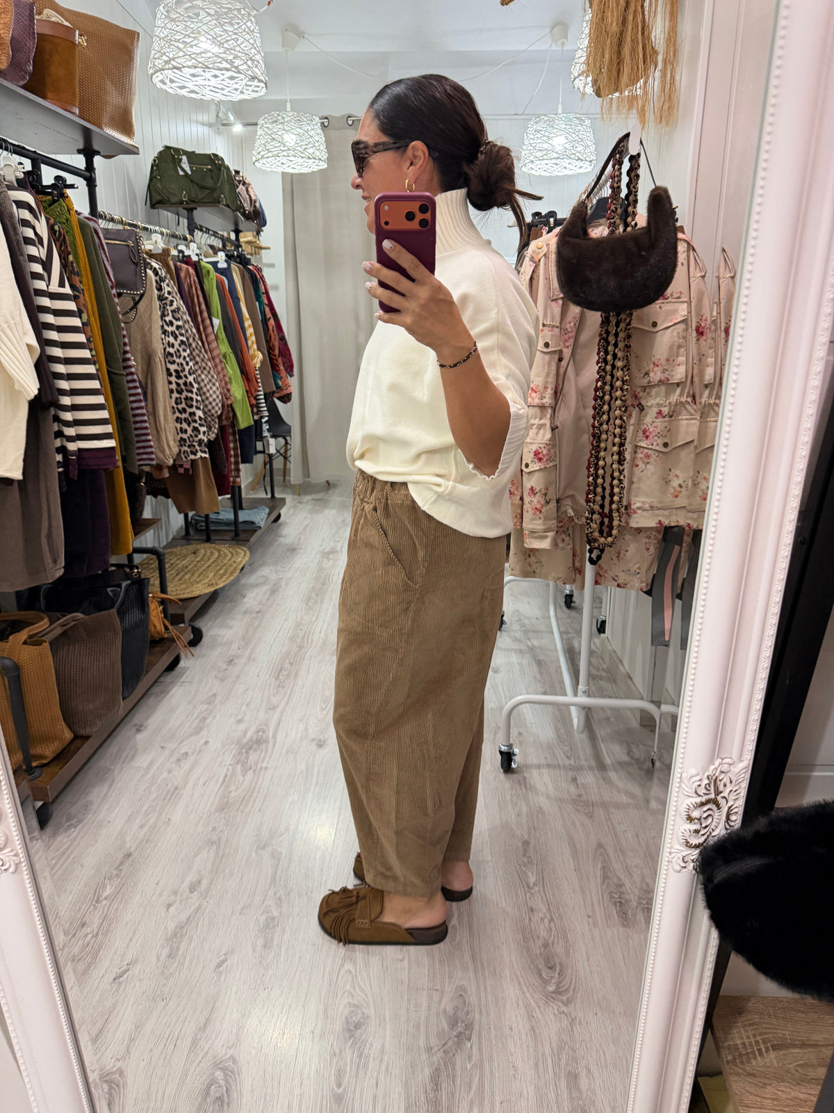 Pantalón Sendai Winter pana camel