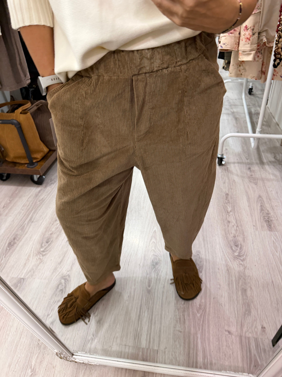 Pantalón Sendai Winter pana camel