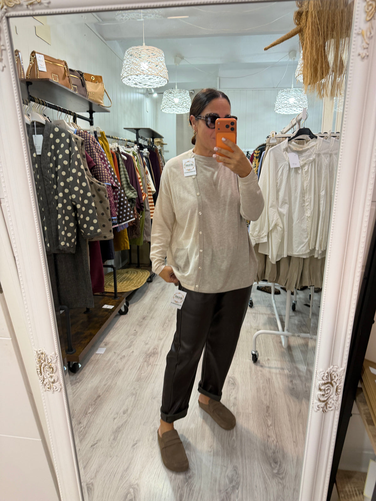 Jersei Bicolor taupe
