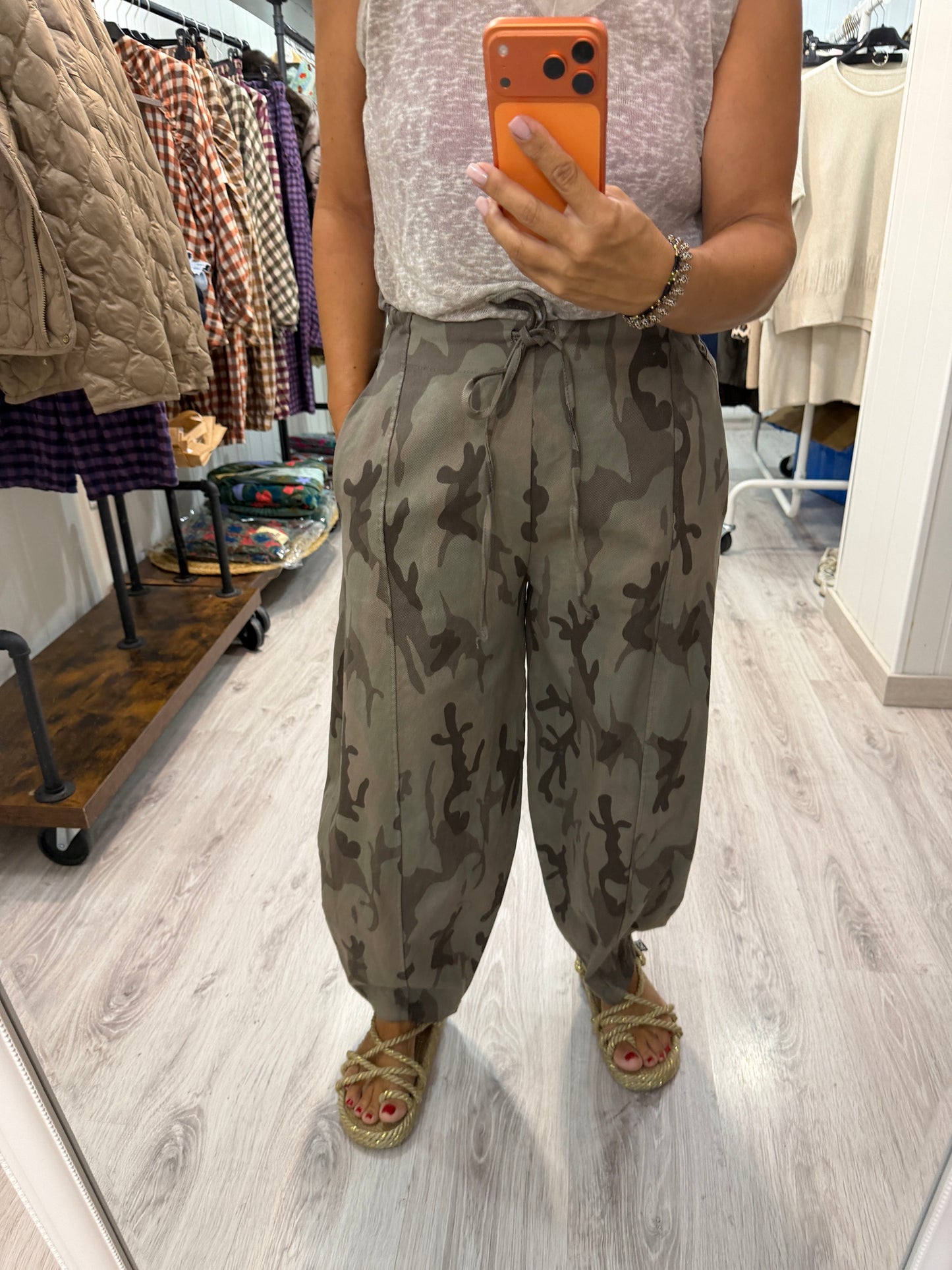 Pantalón Camuflaje jeans taupe