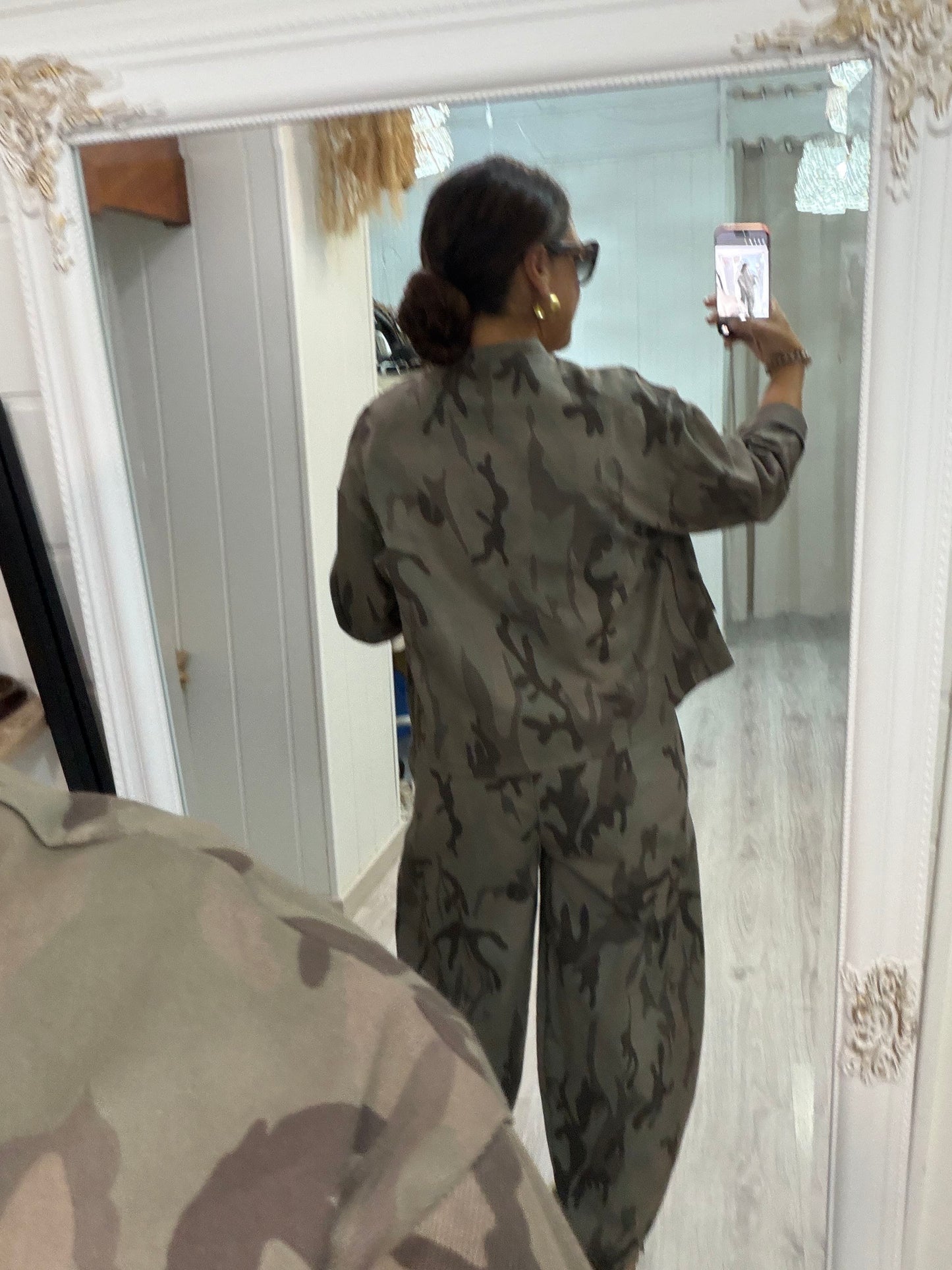 Chaqueta Camuflaje jeans taupe