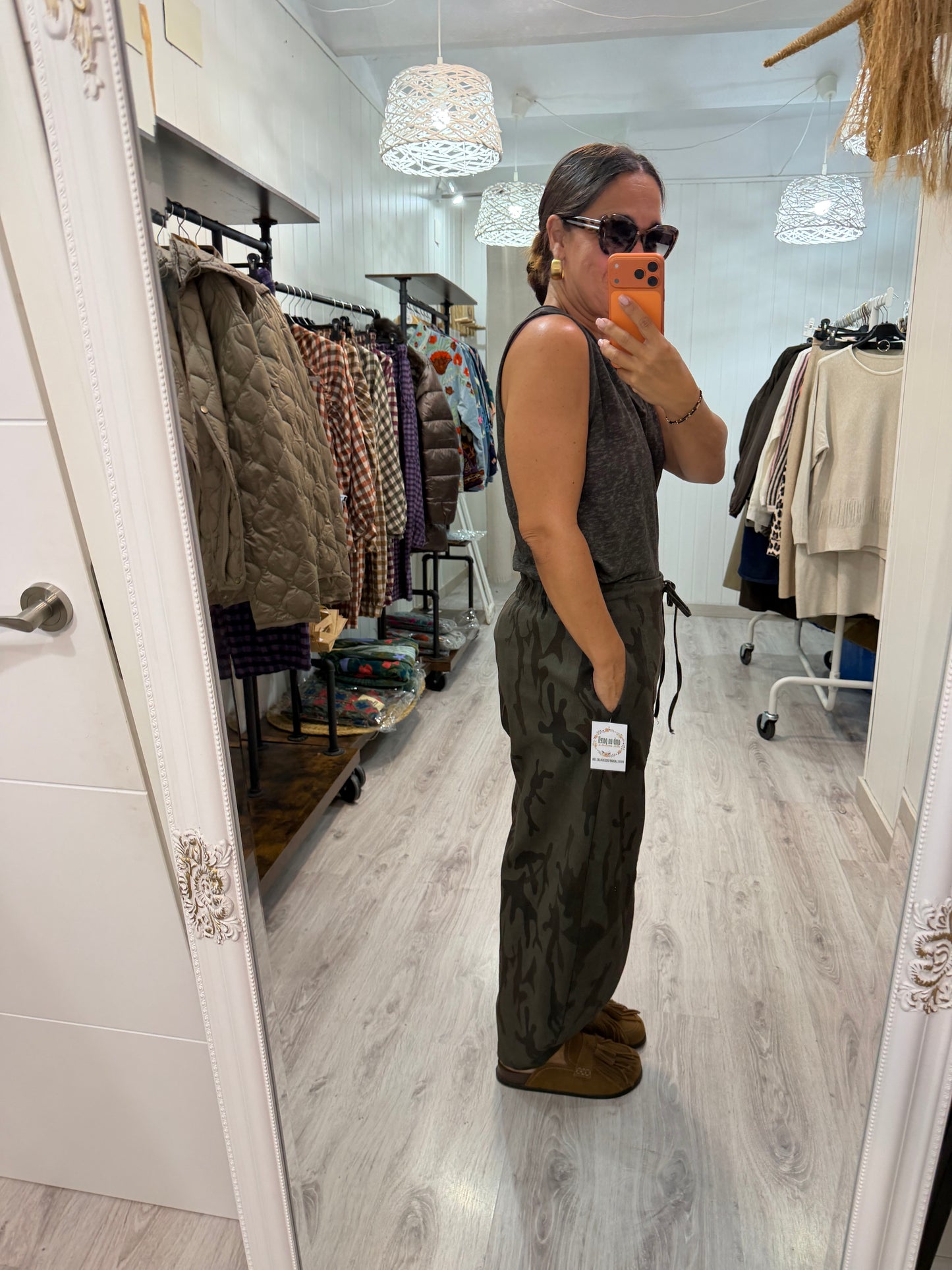 Pantalón Camuflaje jeans chocolate