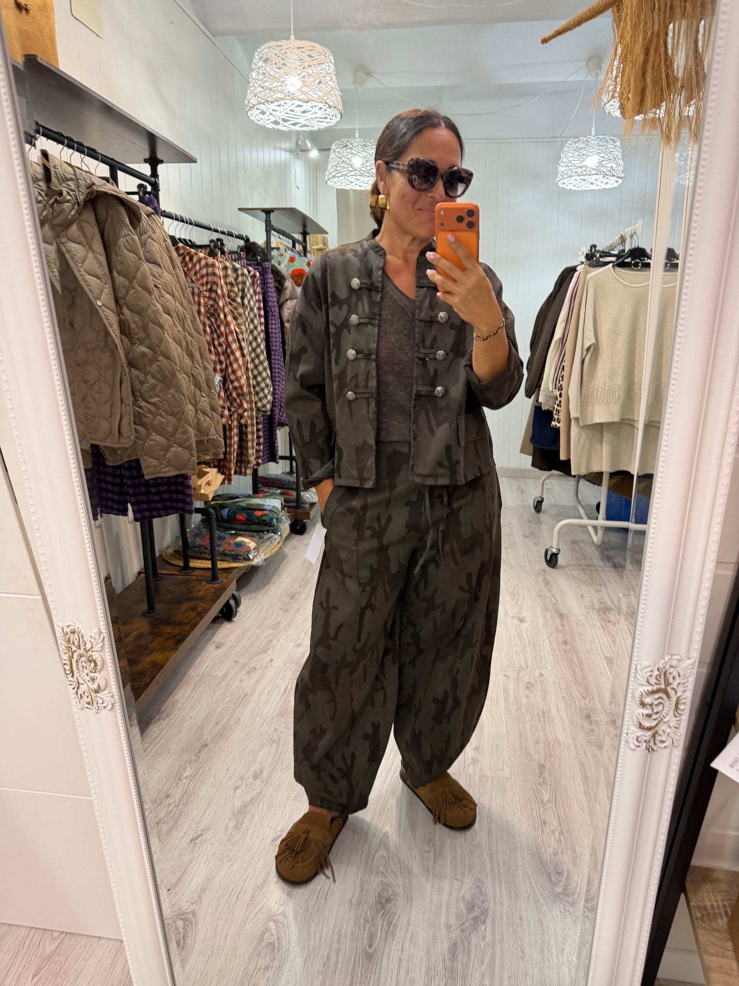 Pantalón Camuflaje jeans chocolate