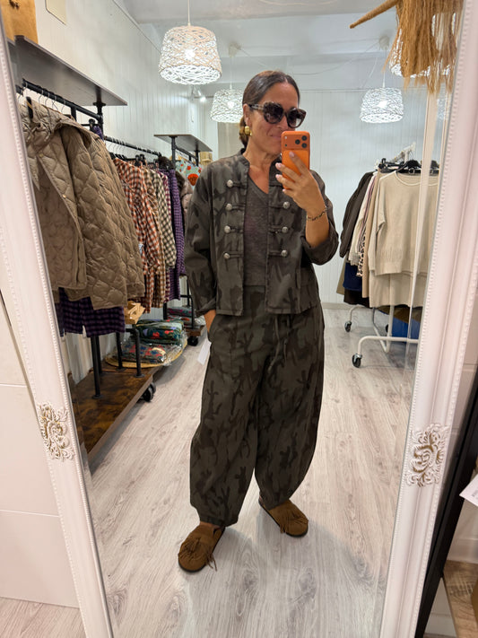 Pantalón Camuflaje jeans chocolate