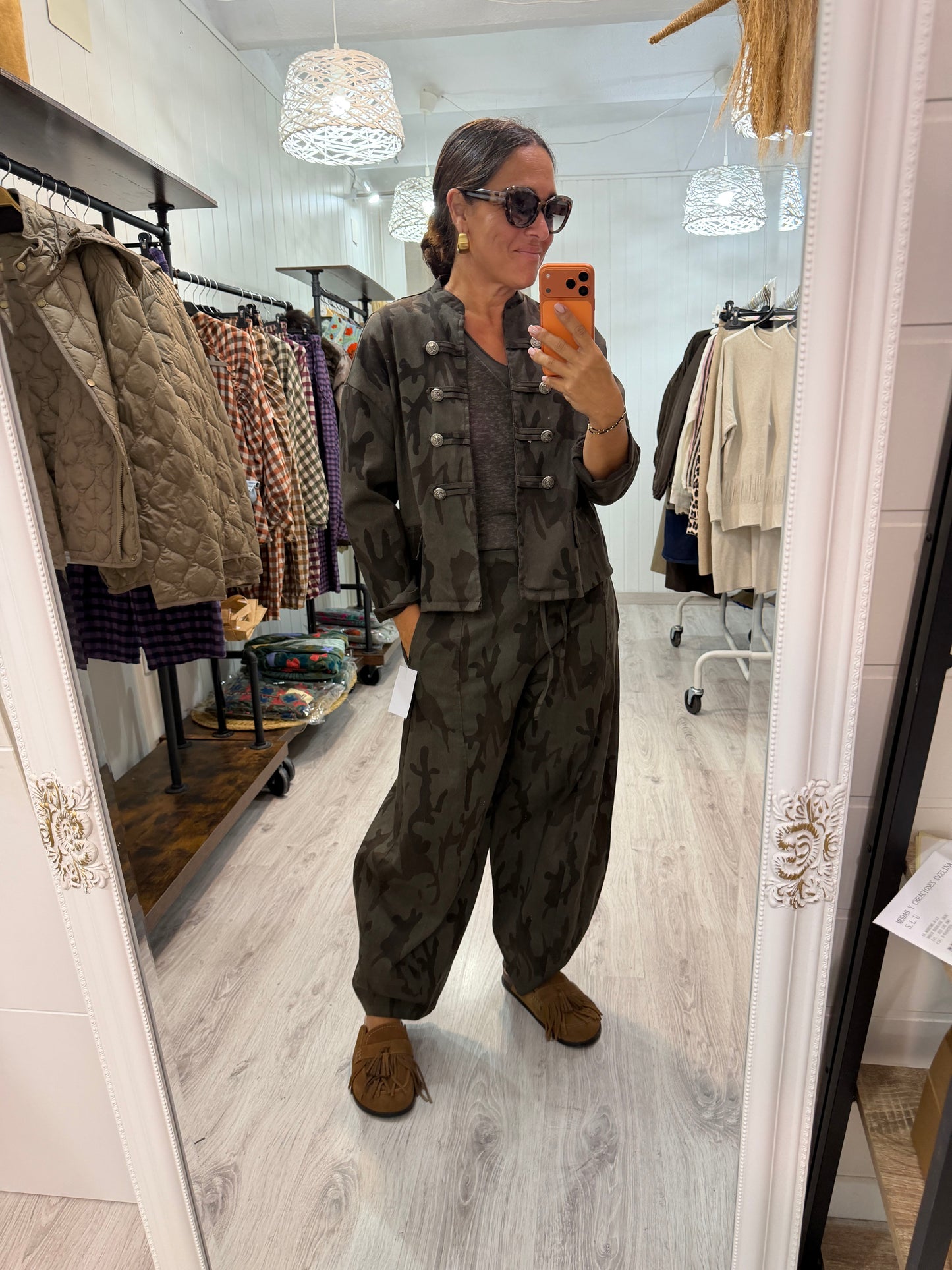Chaqueta Camuflaje jeans chocolate
