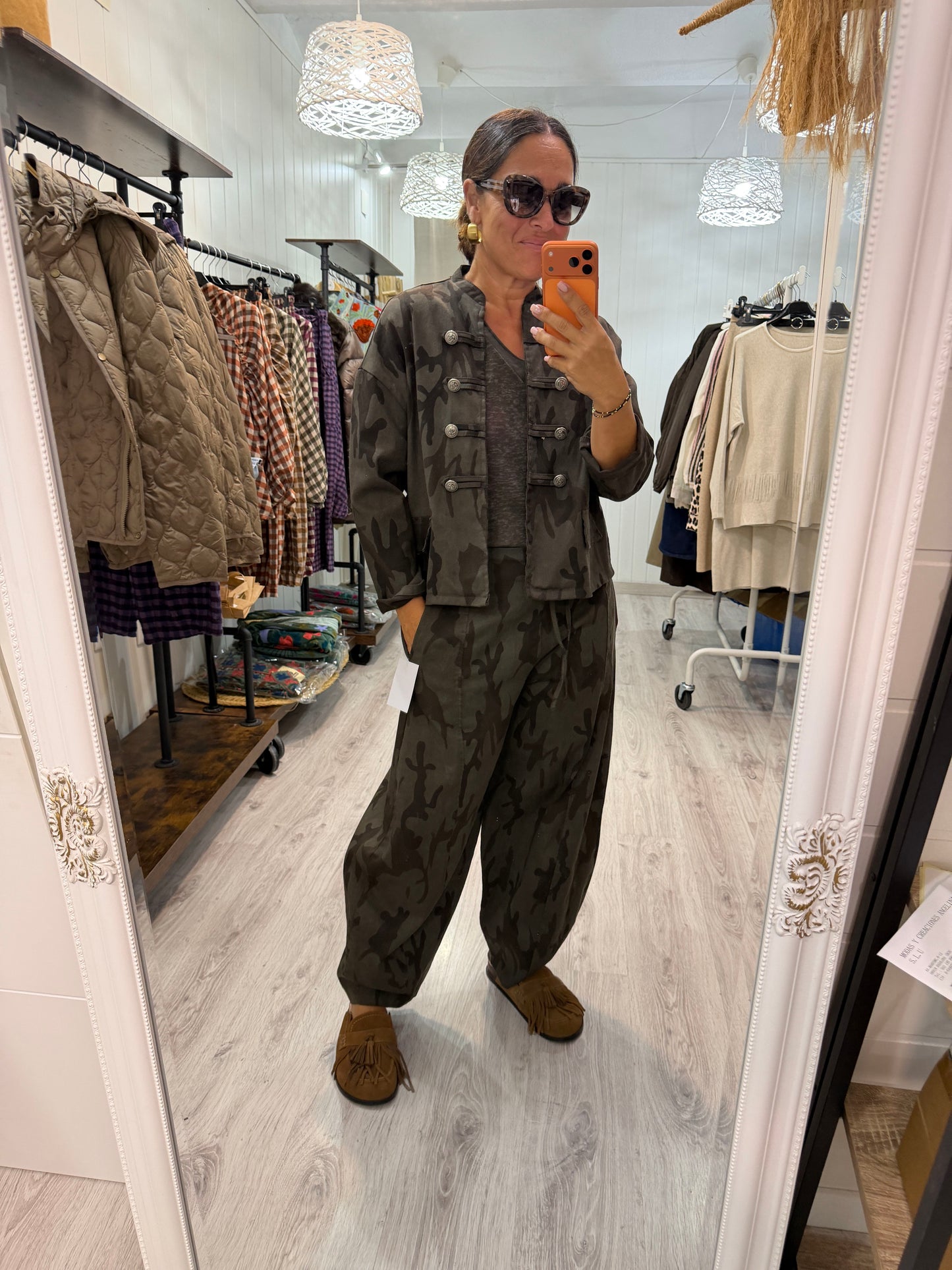 Pantalón Camuflaje jeans chocolate