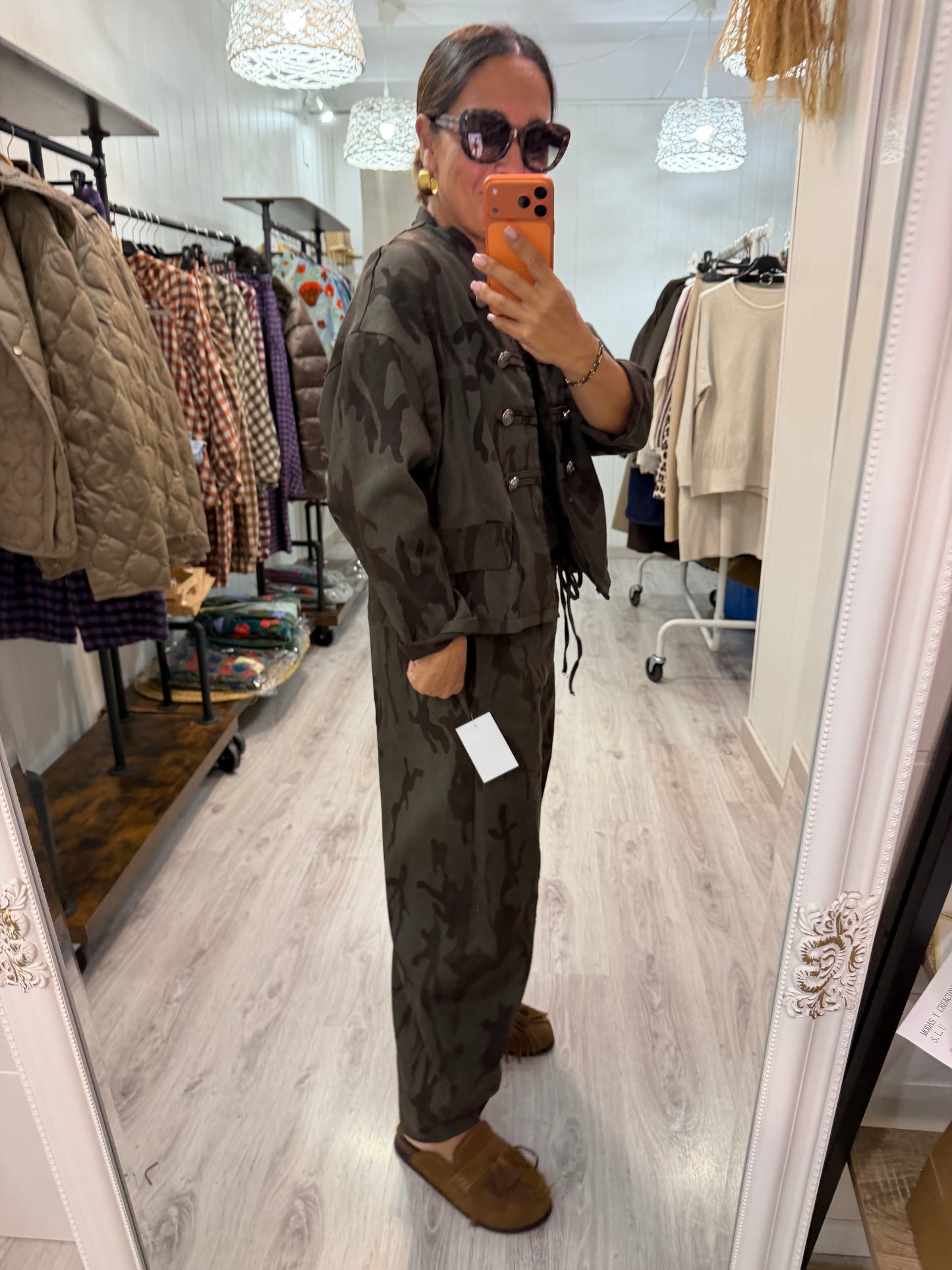 Chaqueta Camuflaje jeans chocolate