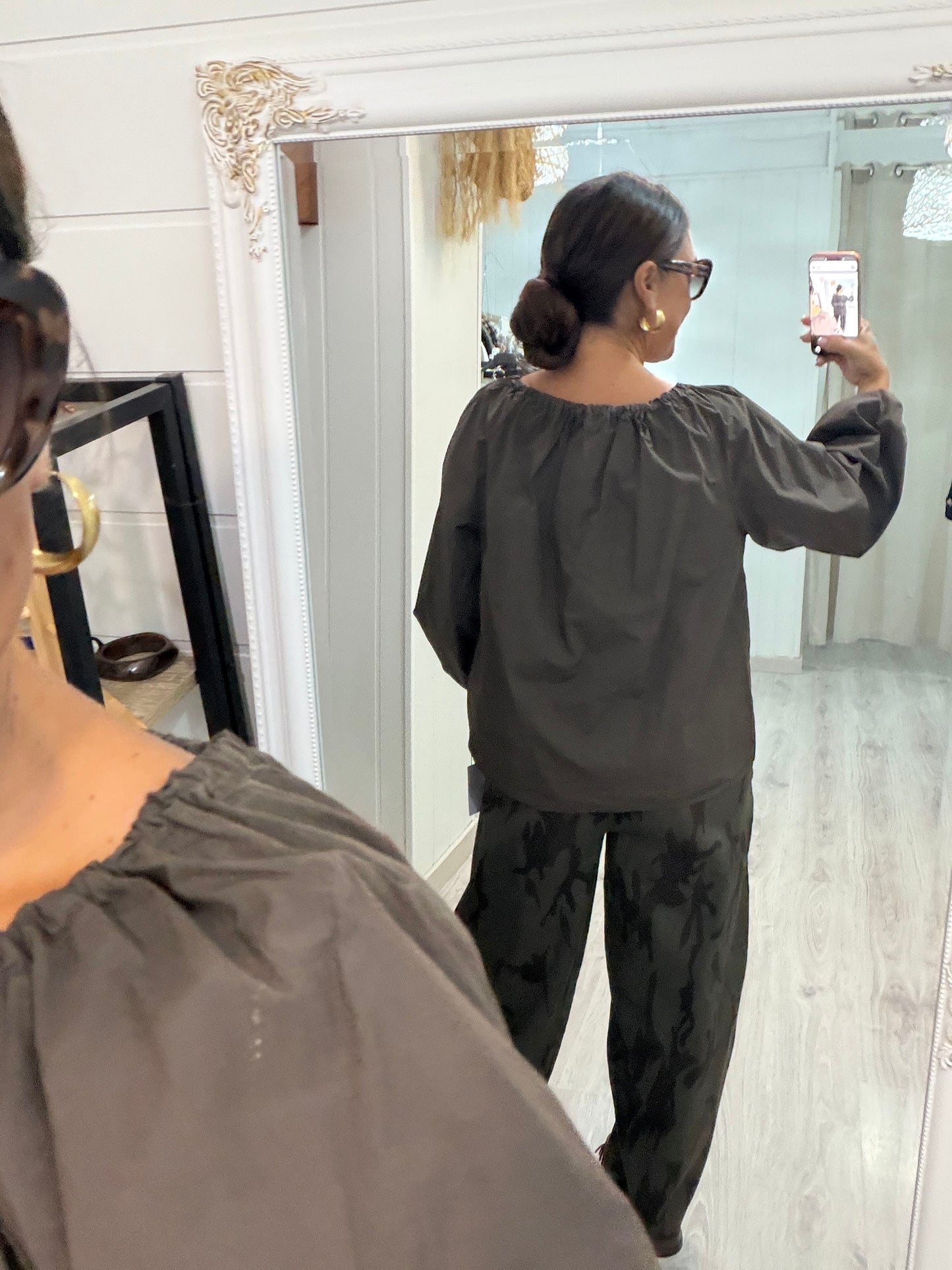 Blusa Aldaia chocolate
