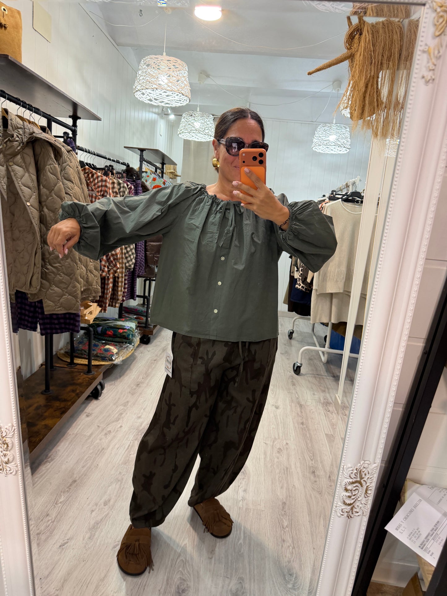 Pantalón Camuflaje jeans chocolate