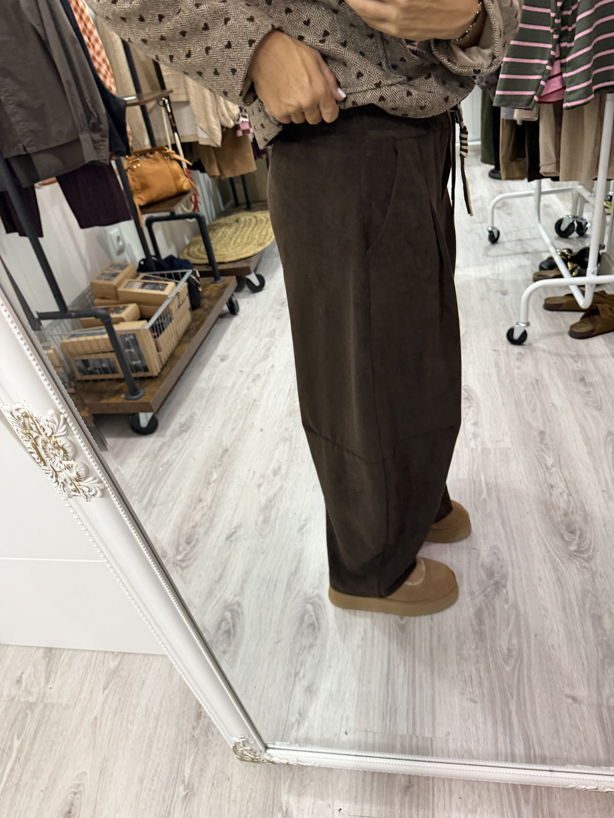 Chaqueta Tweed corazones camel