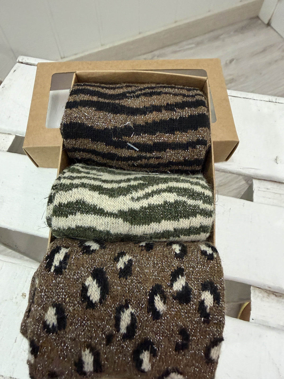 Pack 3 calcetines animal print brilli 2