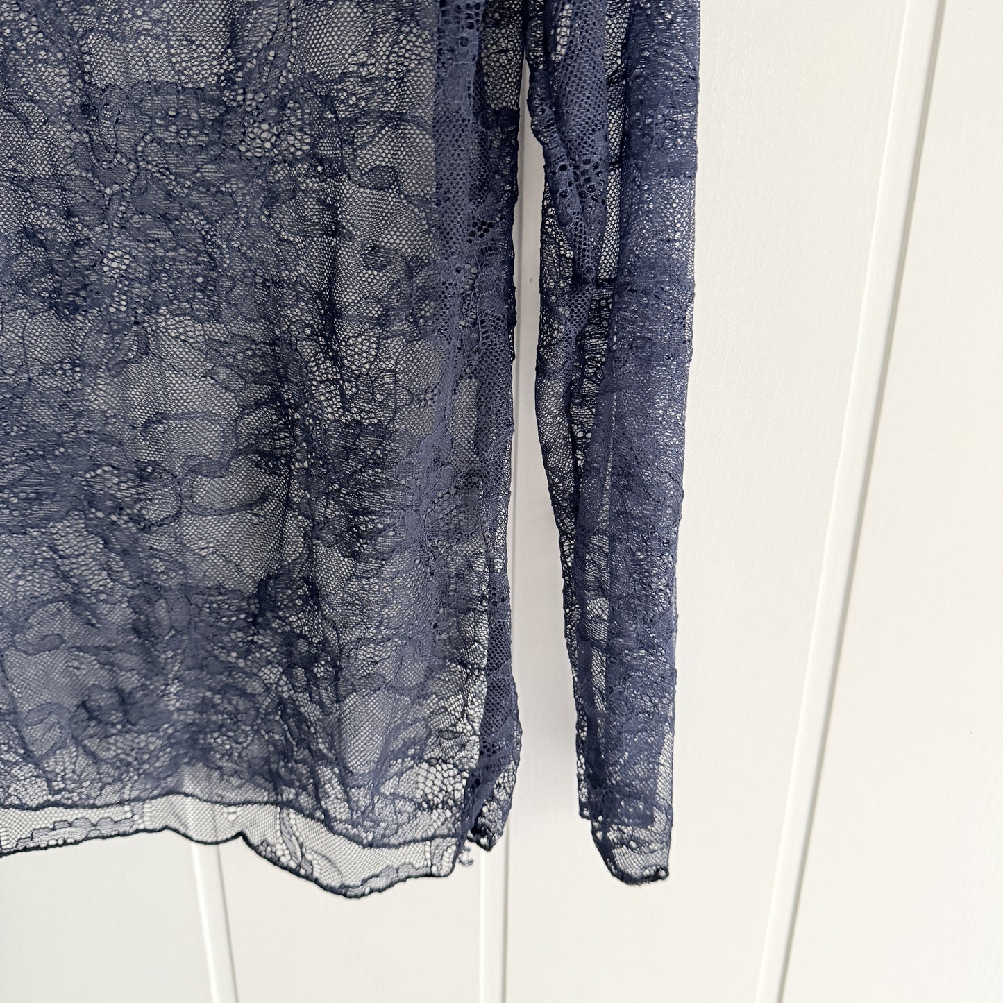 Camiseta Blonda azul marino